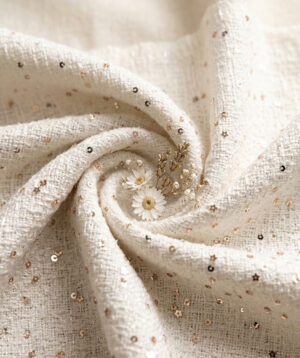 Silver Metallic Thread for Elegant Lady-Style Jackets & Skirts