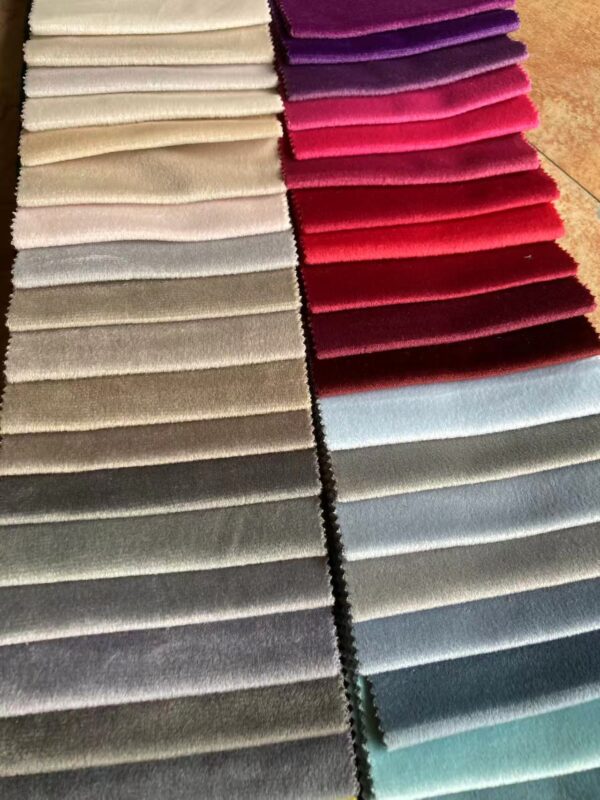 chenxin upholstery plush fabric holland velvet breathable stock custom fabric for sofa bag