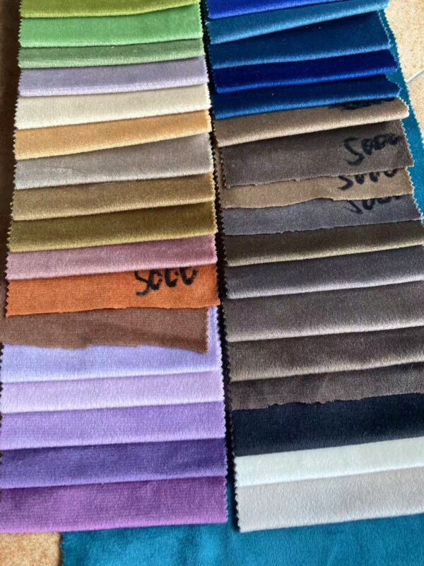 chenxin upholstery plush fabric holland velvet breathable stock custom fabric for sofa bag