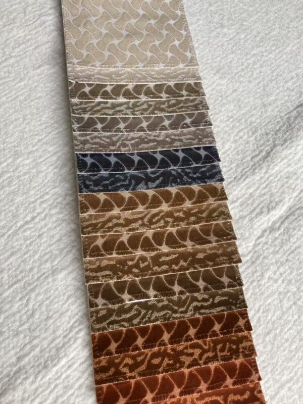 350gsm knitted jacquard velvet upholstery fabric – heavy100% polyester for luxury sofas & furniture