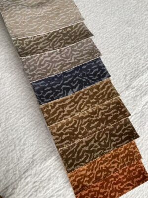 350gsm knitted jacquard velvet upholstery fabric – heavy100% polyester for luxury sofas & furniture