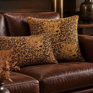 leopard cushion