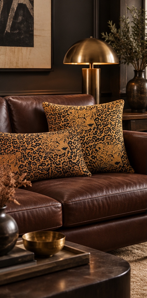 leopard cushion